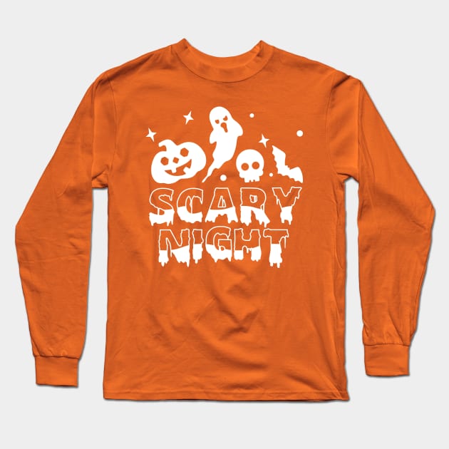 Scary night Long Sleeve T-Shirt by O2Graphic